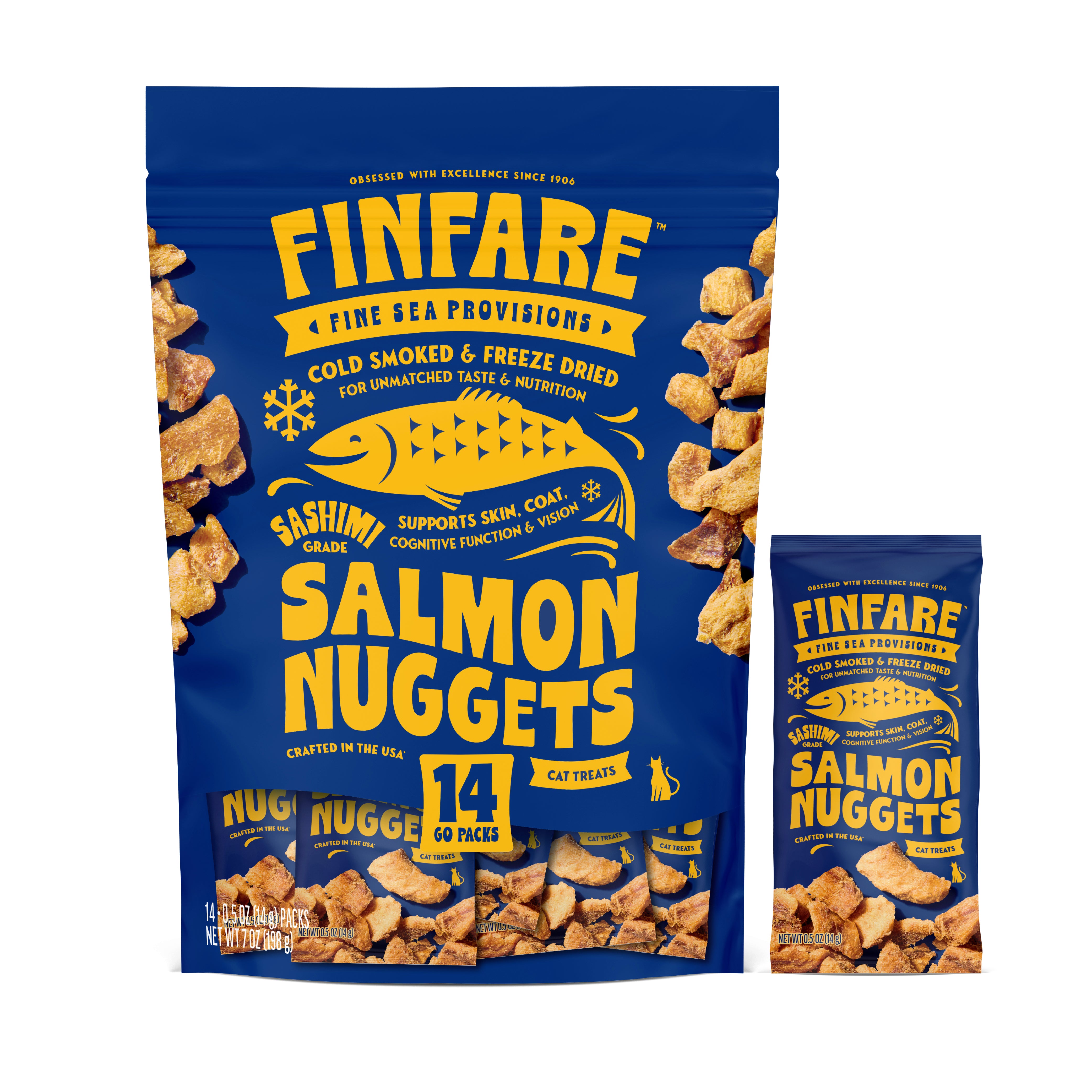 Freeze-Dried Salmon Nuggets for Cats