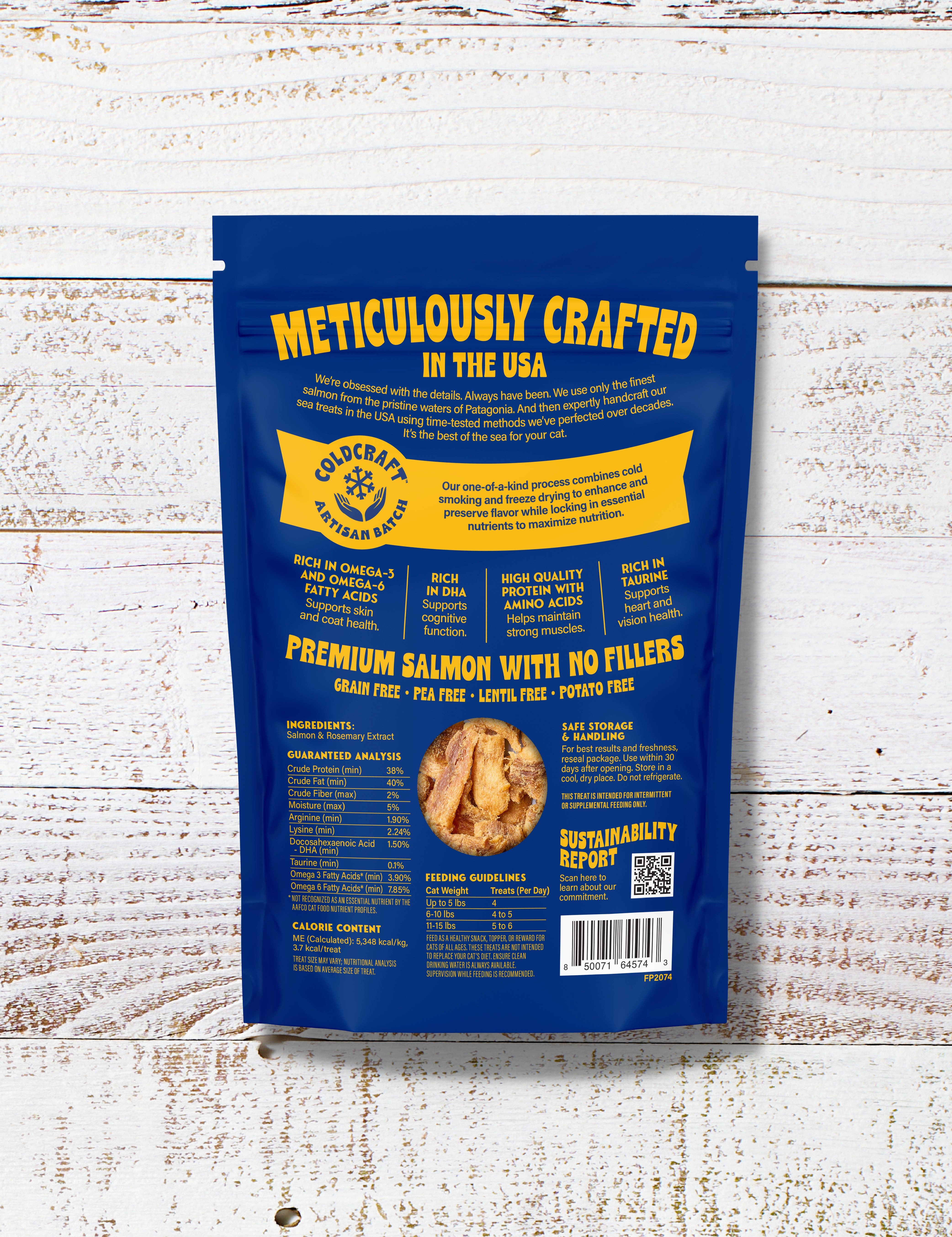 Freeze-Dried Salmon Nuggets for Cats